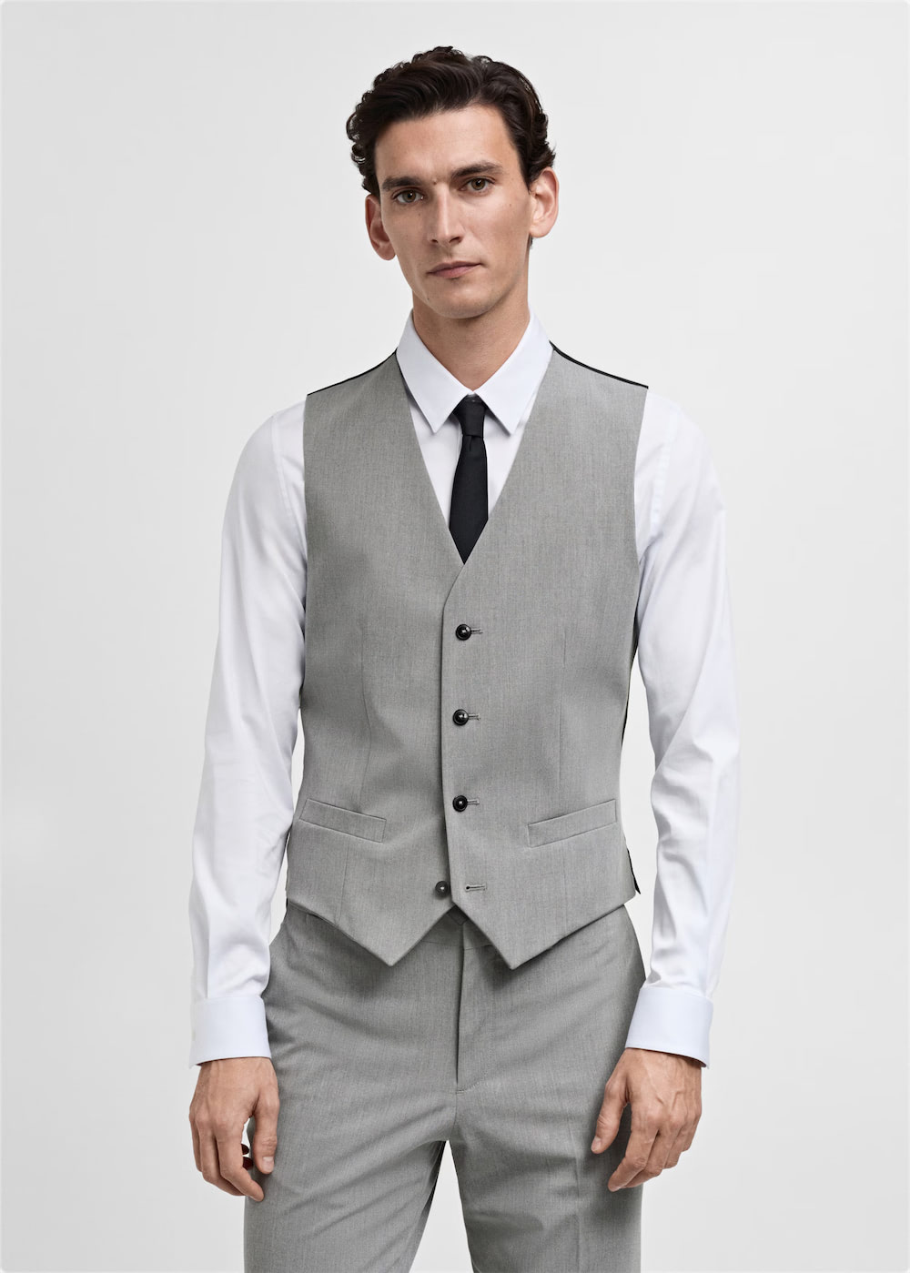 Paris super slim-fit suit waistcoat